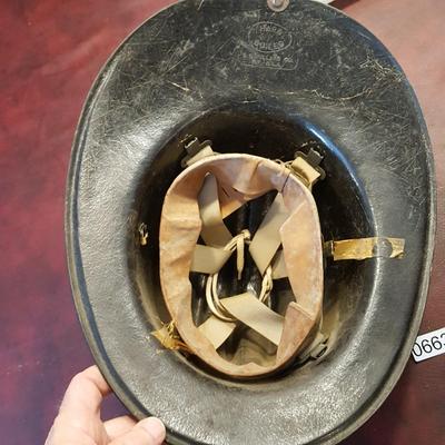 Vintage Fireman Helmet E.D. Bullard co. S.F.