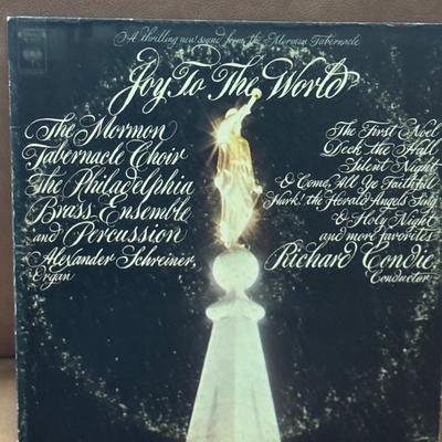 Lot 192F: Christmas Vinyl Record Collection w/ Royal Doulton Christmas Plate