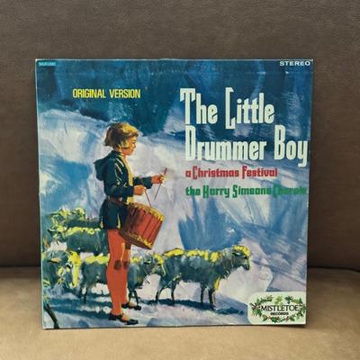 Lot 192F: Christmas Vinyl Record Collection w/ Royal Doulton Christmas Plate