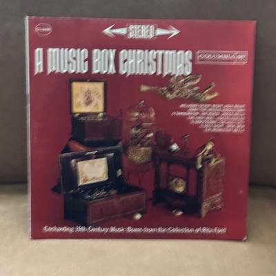 Lot 192F: Christmas Vinyl Record Collection w/ Royal Doulton Christmas Plate