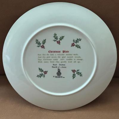 Lot 192F: Christmas Vinyl Record Collection w/ Royal Doulton Christmas Plate