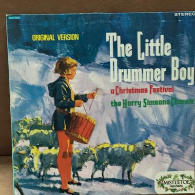 Lot 192F: Christmas Vinyl Record Collection w/ Royal Doulton Christmas Plate