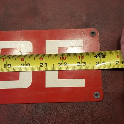 Double Sided Fire Hose Sign