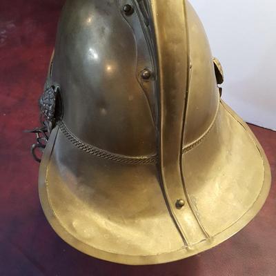 Vintage Metal Rider & Bell Maker Fireman Helmet New South Wales Fire Brigade