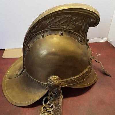 Vintage Metal Rider & Bell Maker Fireman Helmet New South Wales Fire Brigade