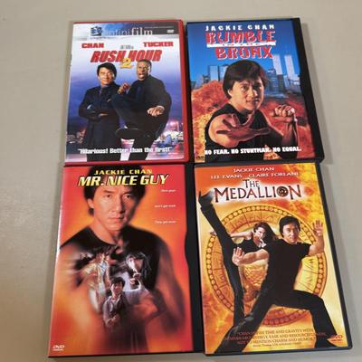 Lot 198D: DVD Collection: Jackie Chan, Mr & Mrs Smith, Tuxedo & More