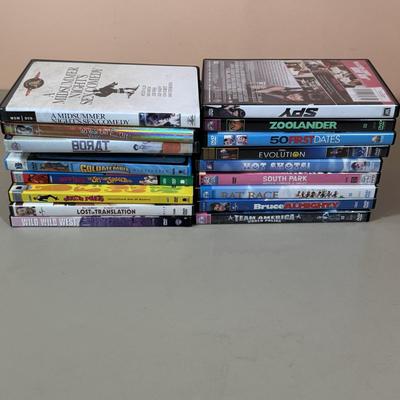 Lot 199D: DVD Collection: Austin Powers Trilogy, Wild Wild West, Eurotrip & More