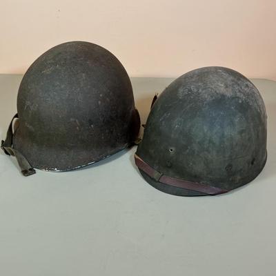 Lot 200D: Vintage Military Helmets