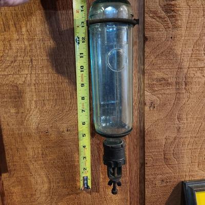 Glass Bottle Fire Extinguisher w wall Holder