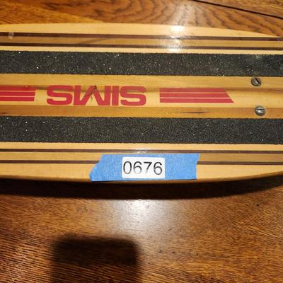 Vintage Sims Pure Juice Skateboard ASC 430 Trucks Stoker Wheels