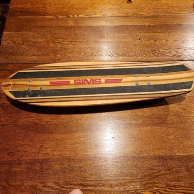 Vintage Sims Pure Juice Skateboard ASC 430 Trucks Stoker Wheels