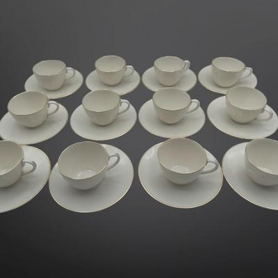 Sale Photo Thumbnail #335: Lenox 12 saucers and 12 teacups