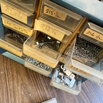 Lot 315 Hardware box, with supplies