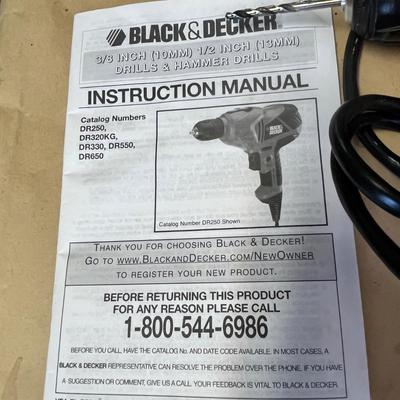 Lot 316 Black & Decker Drill