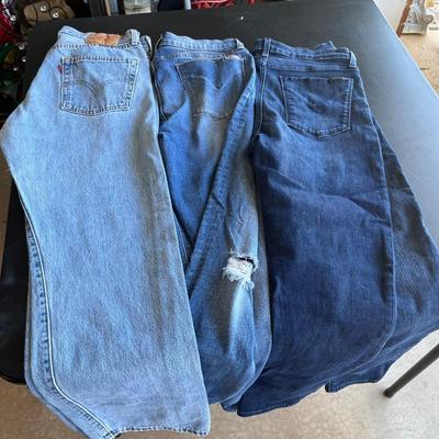 Sale Photo Thumbnail #206: 2 pairs of Hudsons and pair of Levi's - see pics for sizes