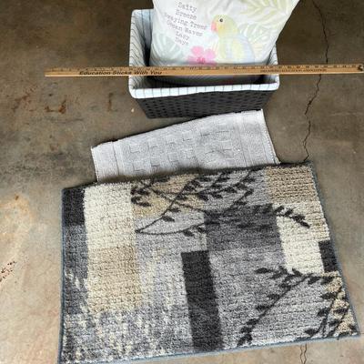 Sale Photo Thumbnail #240: Basket, pillow and rug