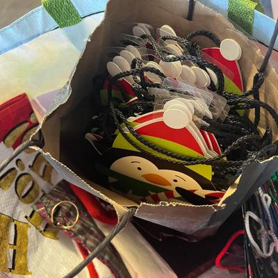 Sale Photo Thumbnail #243: 3 drawer storage container full of tissue paper and more, reusable shopping bag full of mostly unused gift bags for all occasions 