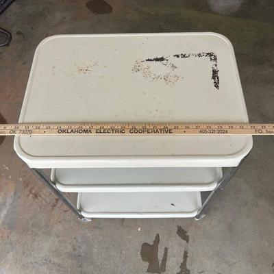 Sale Photo Thumbnail #298: Vintage metal utility cart - see pics for measurements