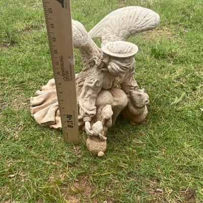 Sale Photo Thumbnail #374: Concrete angel statue, very heavy, no chips or cracks - see pics for more details