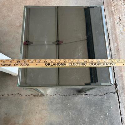 Sale Photo Thumbnail #496: Mirror side table or plant stand - see pics for measurements