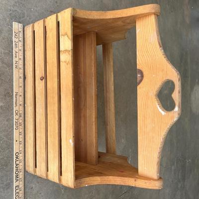 Sale Photo Thumbnail #517: Wood box with greenery