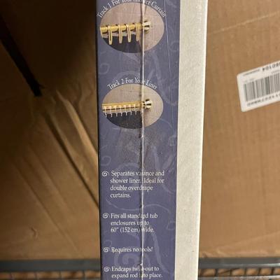 Sale Photo Thumbnail #549: Double shower curtain rod new in box