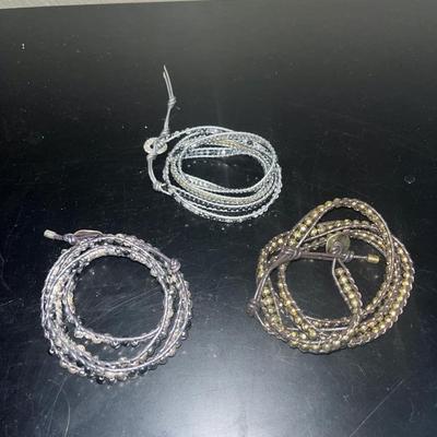 Sale Photo Thumbnail #594: Bundle of wrap bracelets