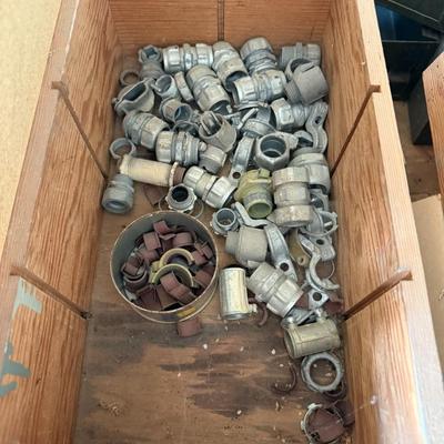 Sale Photo Thumbnail #6: Mixed lot includes extension cords, testers, cases, and spray tank. Sold as-is. Great for DIY or parts.
