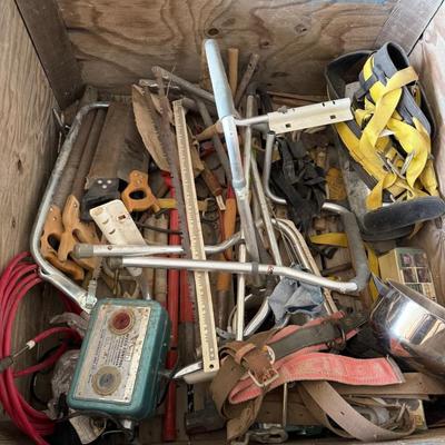 Sale Photo Thumbnail #5: Mixed lot includes extension cords, testers, cases, and spray tank. Sold as-is. Great for DIY or parts.