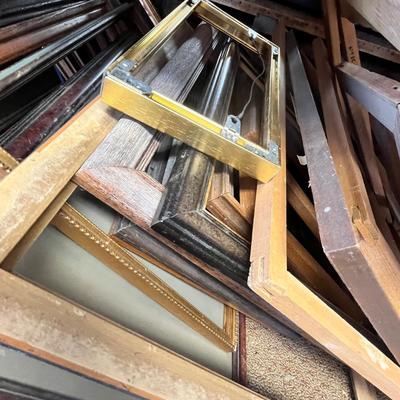 Lot 324 Bin of frames