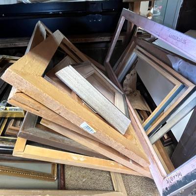 Lot 324 Bin of frames