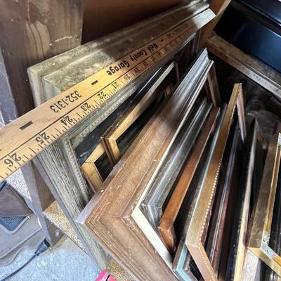 Lot 324 Bin of frames