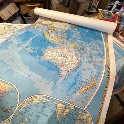 Lot 328 Large US map