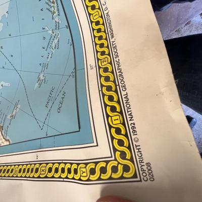 Lot 328 Large US map