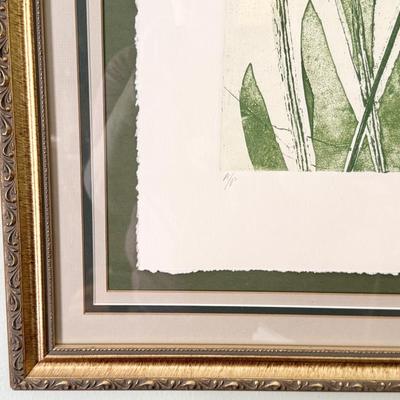 Sale Photo Thumbnail #29: “Surprise Lillies” artist proof print by Cynthia December. Signed. Dimensions with frame: 
29.5”w x 36”h
In very good/excellent condition with no known defects.