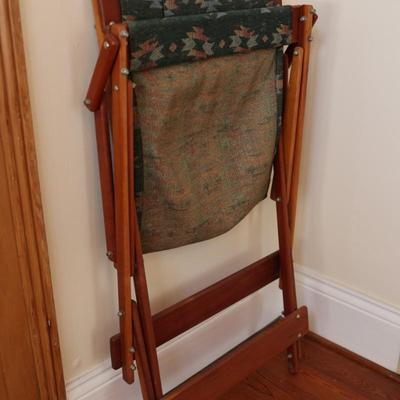 Vintage Folding Wood Rocking Chair