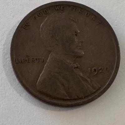 1920 Circulated wheat penny