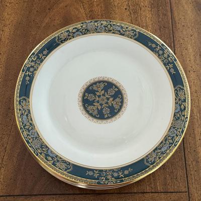 Sale Photo Thumbnail #55: Royal Doulton Carlyle pattern salad plates. Set of 8. Dimensions: Salad plates 8”. In very good/excellent condition.