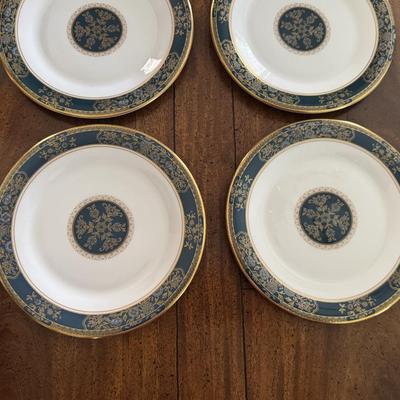 Sale Photo Thumbnail #66: Royal Doulton Carlyle pattern dessert plates. Set of 8. Dimensions: Dessert plates; 6.5”w. In very good/excellent condition.