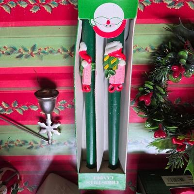 Holiday Candle & Decor Lot – Votives, Tapers, Holders & More!