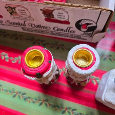 Holiday Candle & Decor Lot – Votives, Tapers, Holders & More!