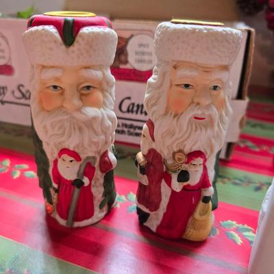 Holiday Candle & Decor Lot – Votives, Tapers, Holders & More!