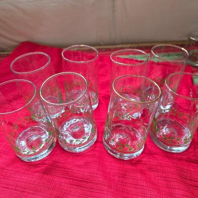 Holiday Drinkware & Serving Lot – Glasses, Bowls, Mugs & More! All in 21-gallon tote!