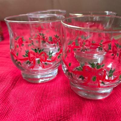 Holiday Drinkware & Serving Lot – Glasses, Bowls, Mugs & More! All in 21-gallon tote!