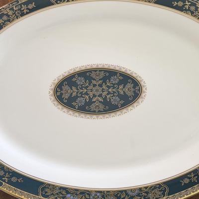 Sale Photo Thumbnail #80: Royal Doulton Carlyle pattern serving platter. Dimensions: Small platter 13.5”w x 10”d. In very good/excellent condition.