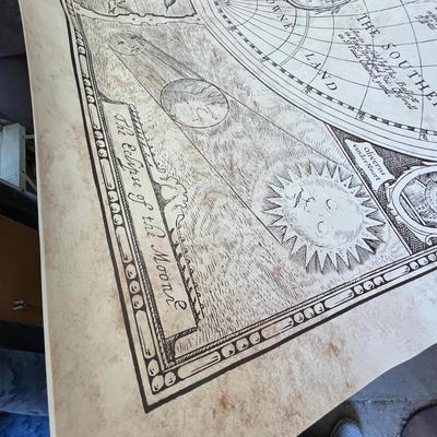 Lot 334 World Map Read description