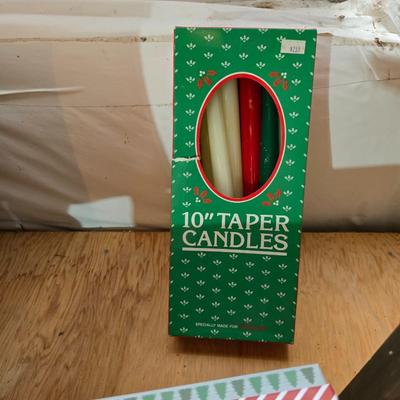 Christmas Craft & Decor Lot – Ribbons, Cards, Ornaments, Signs & More!