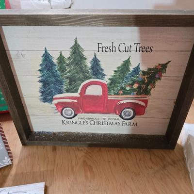 Christmas Craft & Decor Lot – Ribbons, Cards, Ornaments, Signs & More!