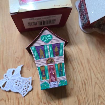 Christmas Craft & Decor Lot – Ribbons, Cards, Ornaments, Signs & More!