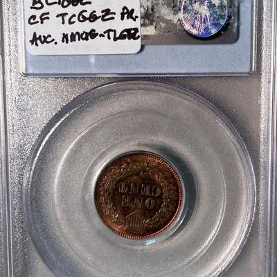 1877 Indian Head Cent PCGS MS63 RB